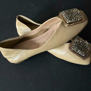 Cute jeweled-toe flats